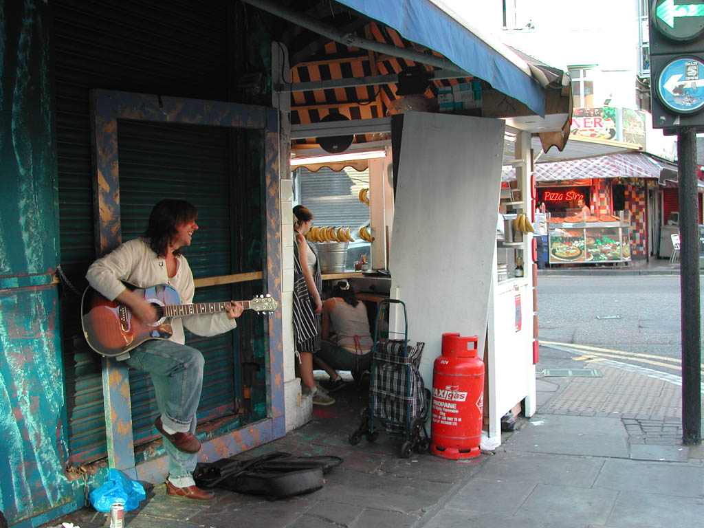 Buddy Busking In Camdem Town